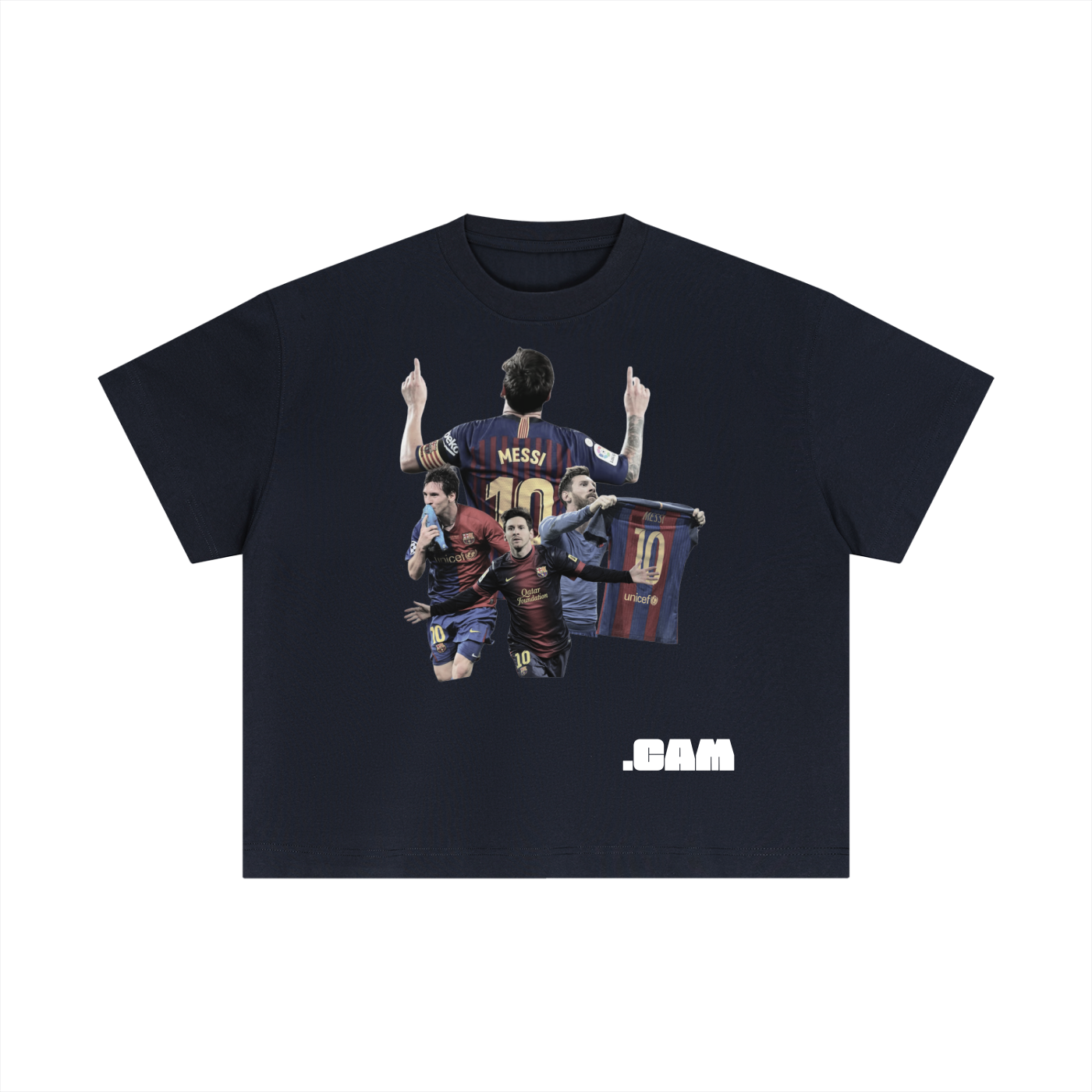 Messi Cotton Boxy T-Shirt Dark