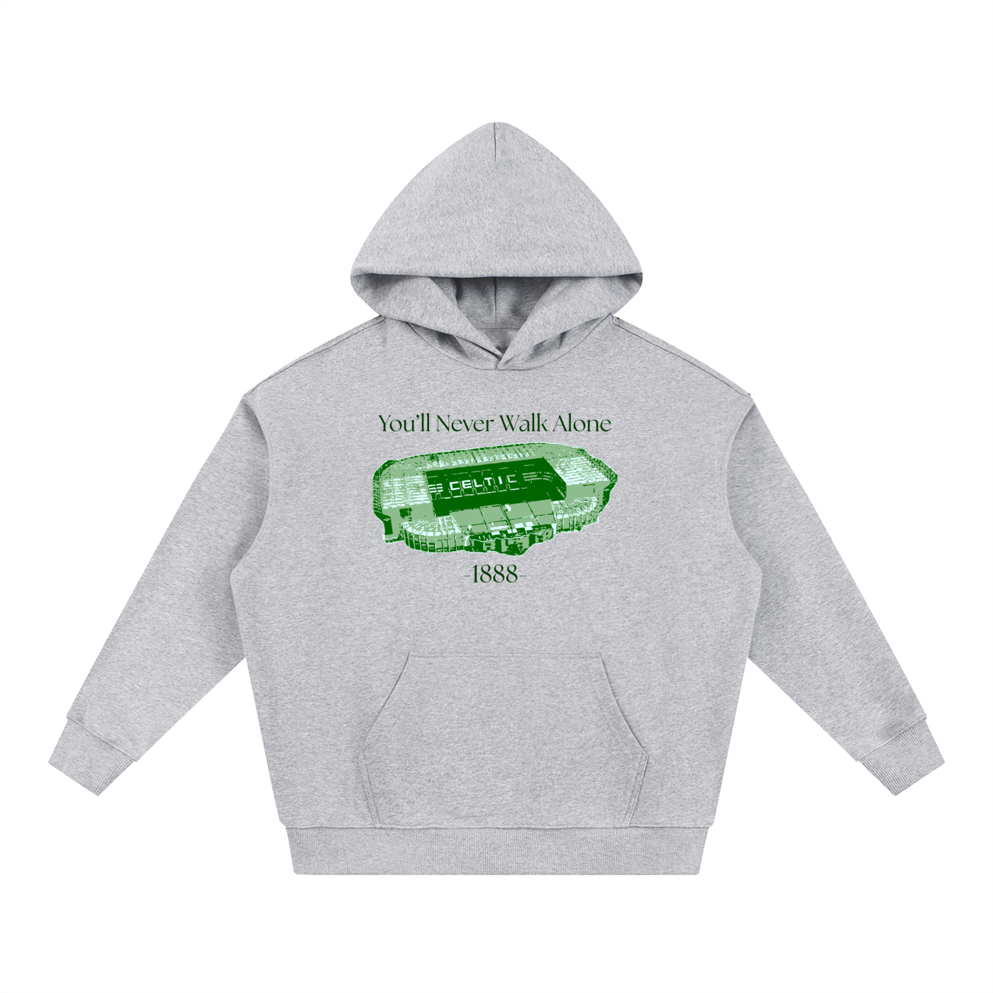 Celtic Park Grey Hoodie