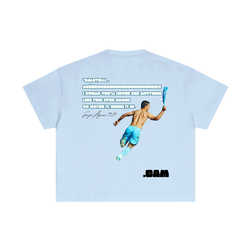 Agueroooo Cotton Boxy T-Shirt Light