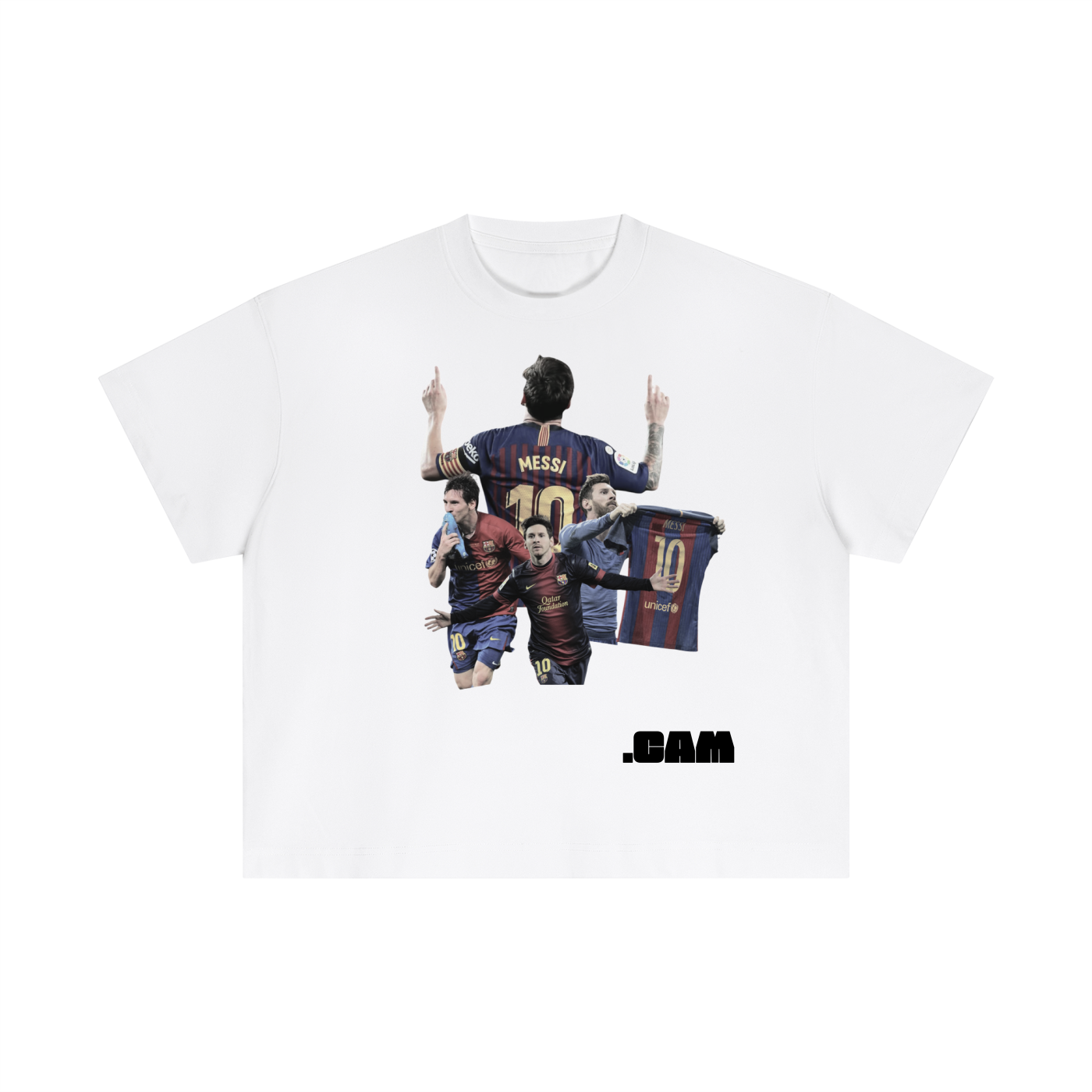 Messi Cotton Boxy T-Shirt Light